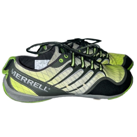 Merrell Other - Merrell Vibram Barefoot Bright Green with Black & Grey Detailing Men's 8.5
